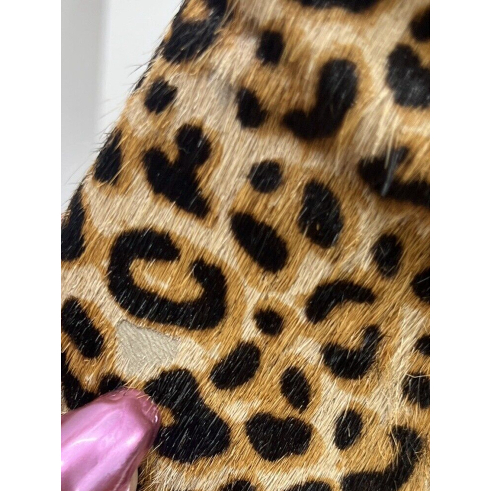 Steve Madden Womens Animal Print Pony Hair Booties Size 8 M Pixie-L Block Heel - Picture 15 of 16